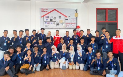 156 Siswa Kelas XI SMKN 1 Terbanggi Besar Ikuti Kunjungan Industri ke Bandar Lampung